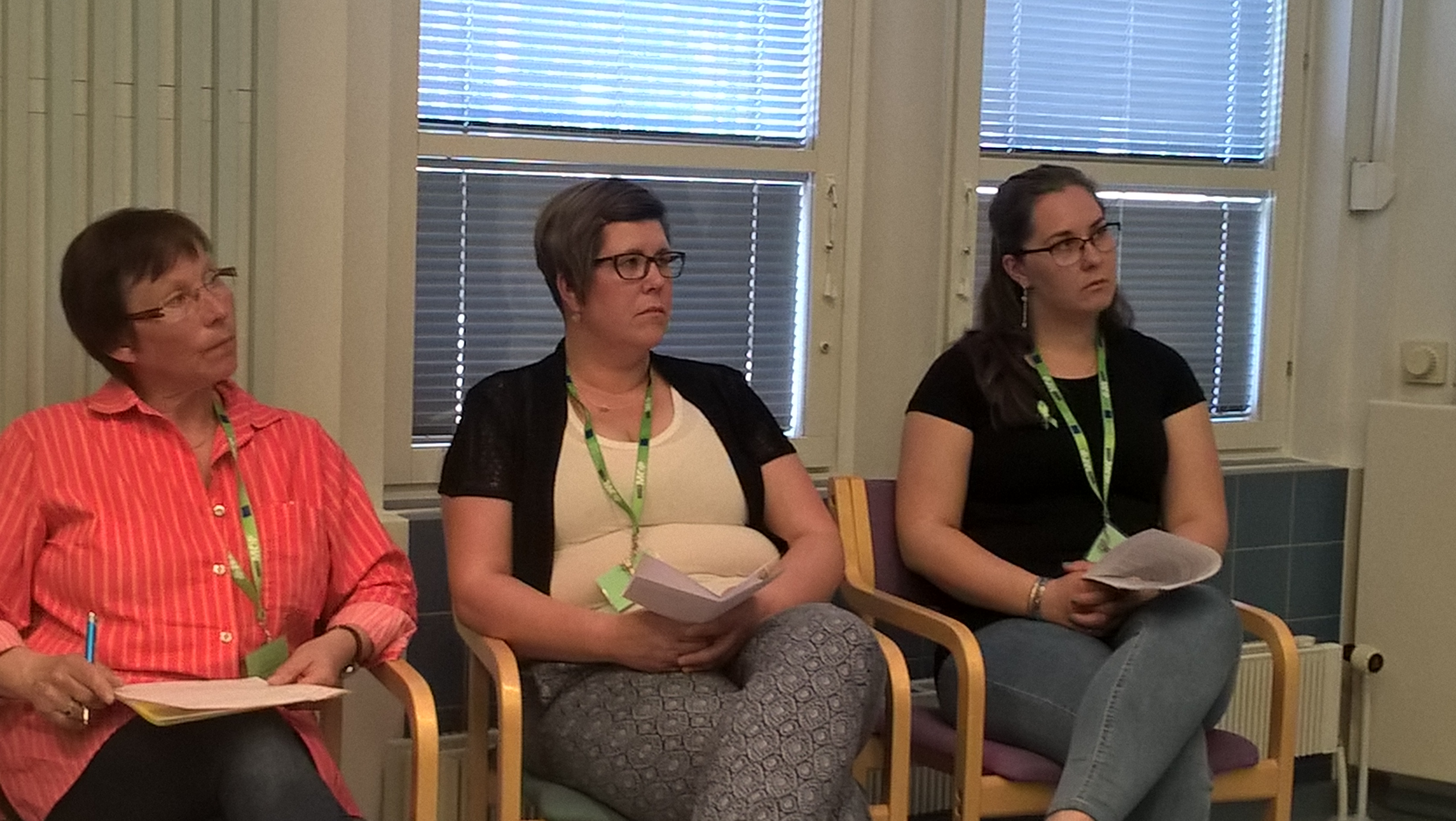 Vuokko Räsänen, Katja Tuukkanen ja Heidi Hietala – Lapin nuorten MOP